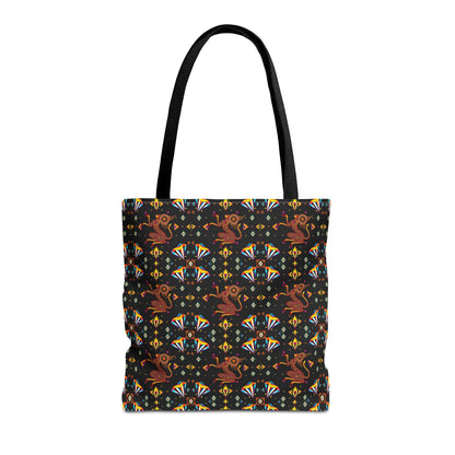 Tote Bag (AOP), Virgo, Zodiac, Jewel Pattern