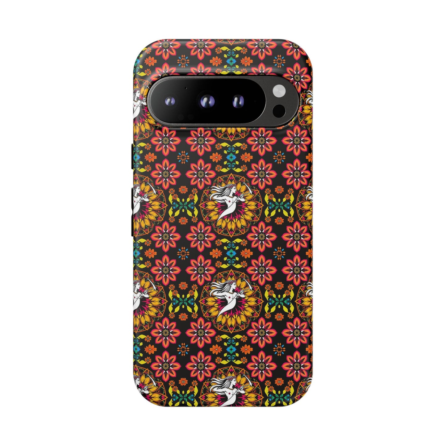 Tough Cases, Sagittarius, Zodiac v2, Flower Pattern