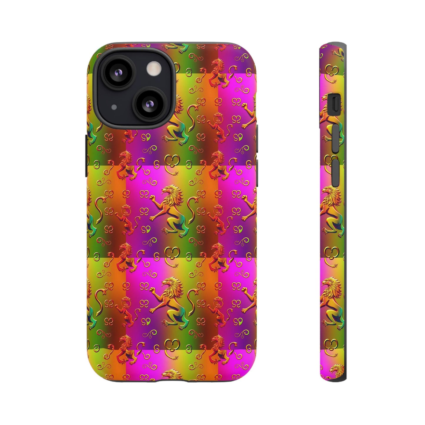 Tough Cases, Leo, Zodiac v1, Metal Pattern
