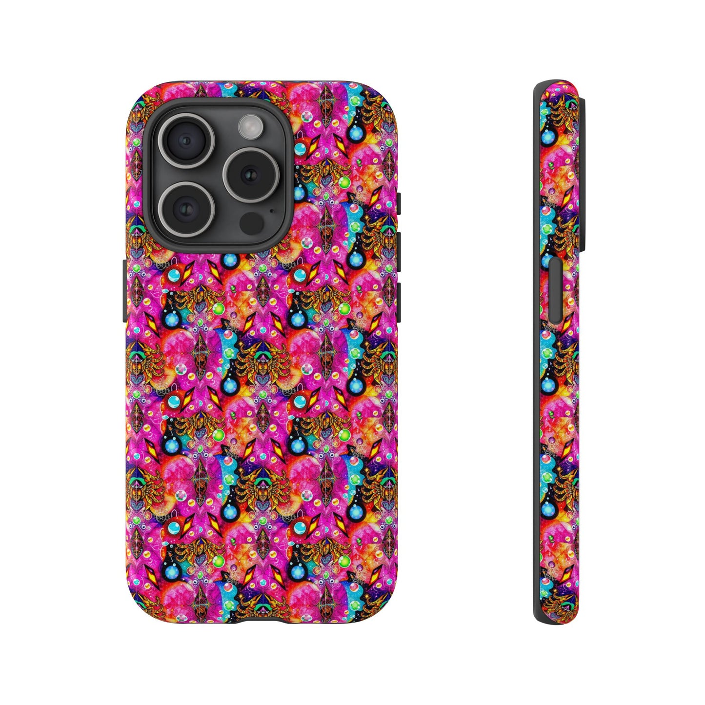 Tough Cases, Scorpio, Zodiac v1, Bubble Pattern