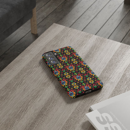 Tough Cases, Aries, Zodiac v2, Flower Pattern