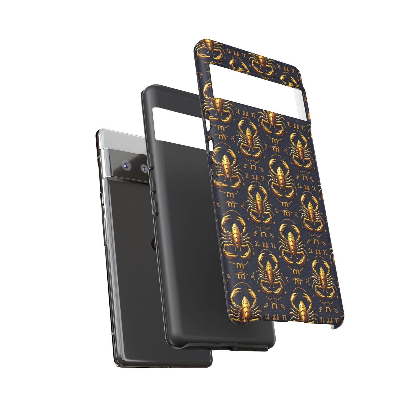 Tough Cases, Scorpio, Zodiac, Metal Pattern
