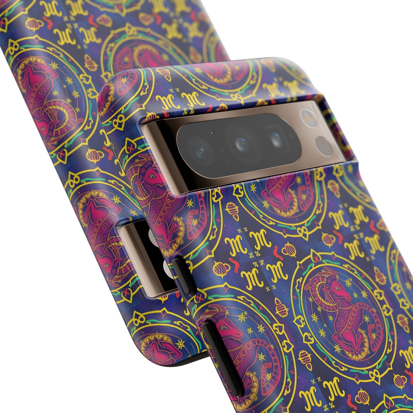Tough Cases, Capricorn, Zodiac, Metal Pattern