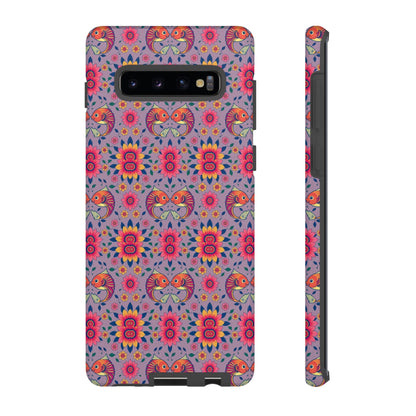 Tough Cases, Pisces, Zodiac v3, Flower Pattern