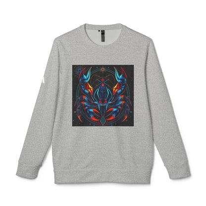 Adidas, Unisex Fleece Crewneck Sweatshirt, Scorpio, Pop Art, Zodiac