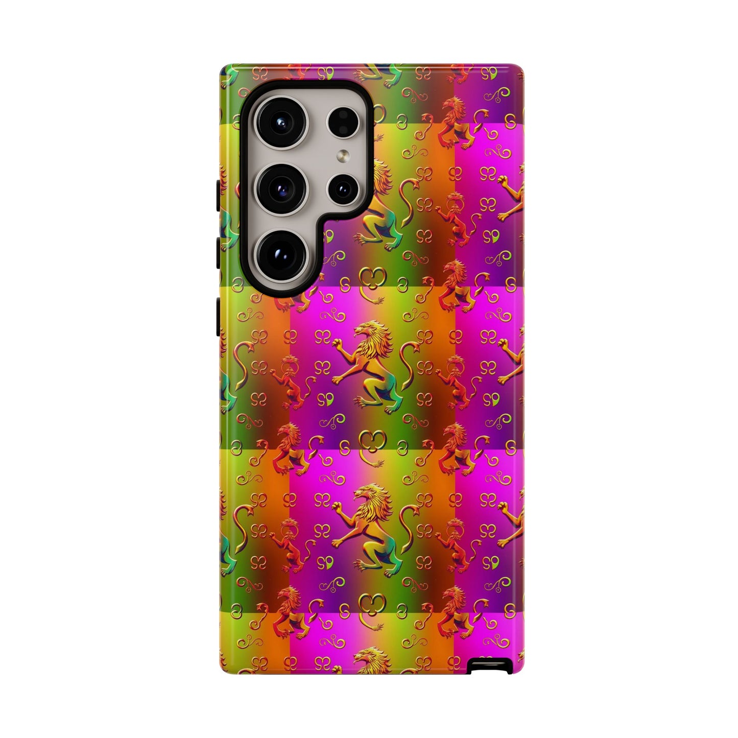 Tough Cases, Leo, Zodiac v1, Metal Pattern