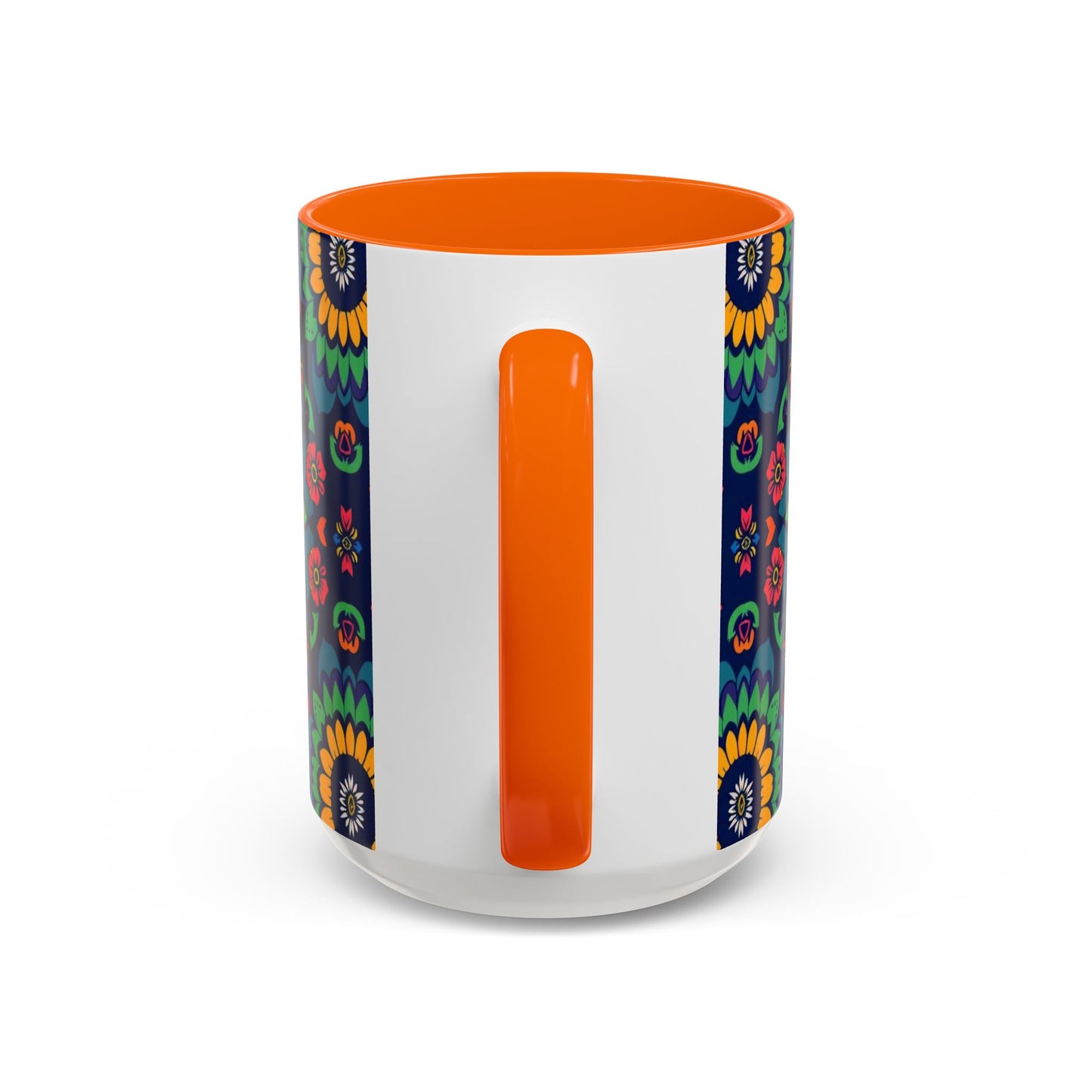Accent Coffee Mug, Capricorn, Zodiac, Flower Pattern, (11, 15oz)