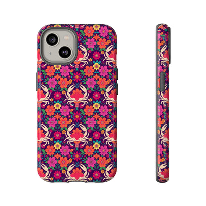 Tough Cases, Cancer, Zodiac v1, Flower Pattern