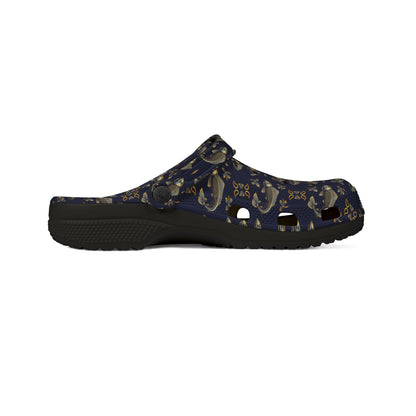 EVA Foam Rubber Shoes, (AOP), Pisces, Zodiac, Pattern