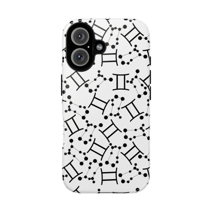 Tough Cases with the Gemini Zodiac sign for iPhone, Samsung Galaxy, and Google Pixel devices
