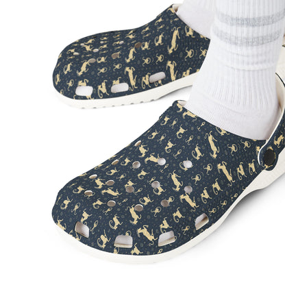 EVA Foam Rubber Shoes, (AOP), Capricorn, Zodiac v4, Pattern
