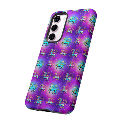Tough Cases, Aquarius, Zodiac, Metal Pattern