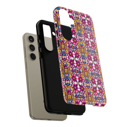 Tough Cases, Scorpio, Zodiac v2, Flower Pattern