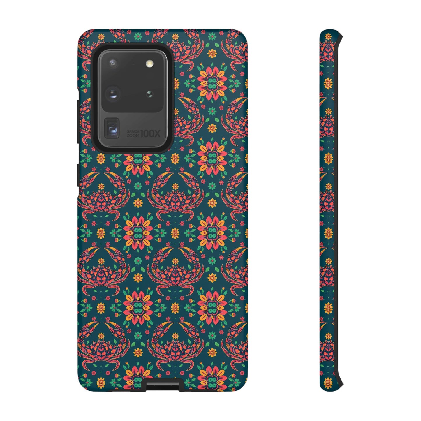 Tough Cases, Cancer, Zodiac v4, Flower Pattern