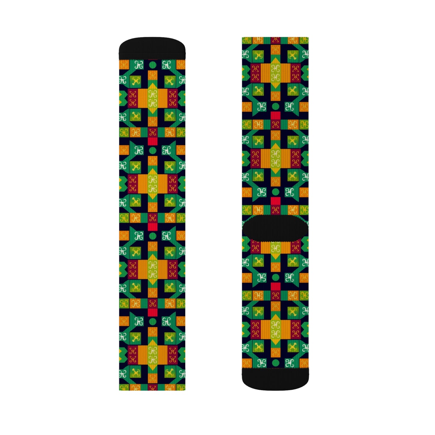 Sublimation Socks, Virgo, Zodiac v2, Shapes Pattern