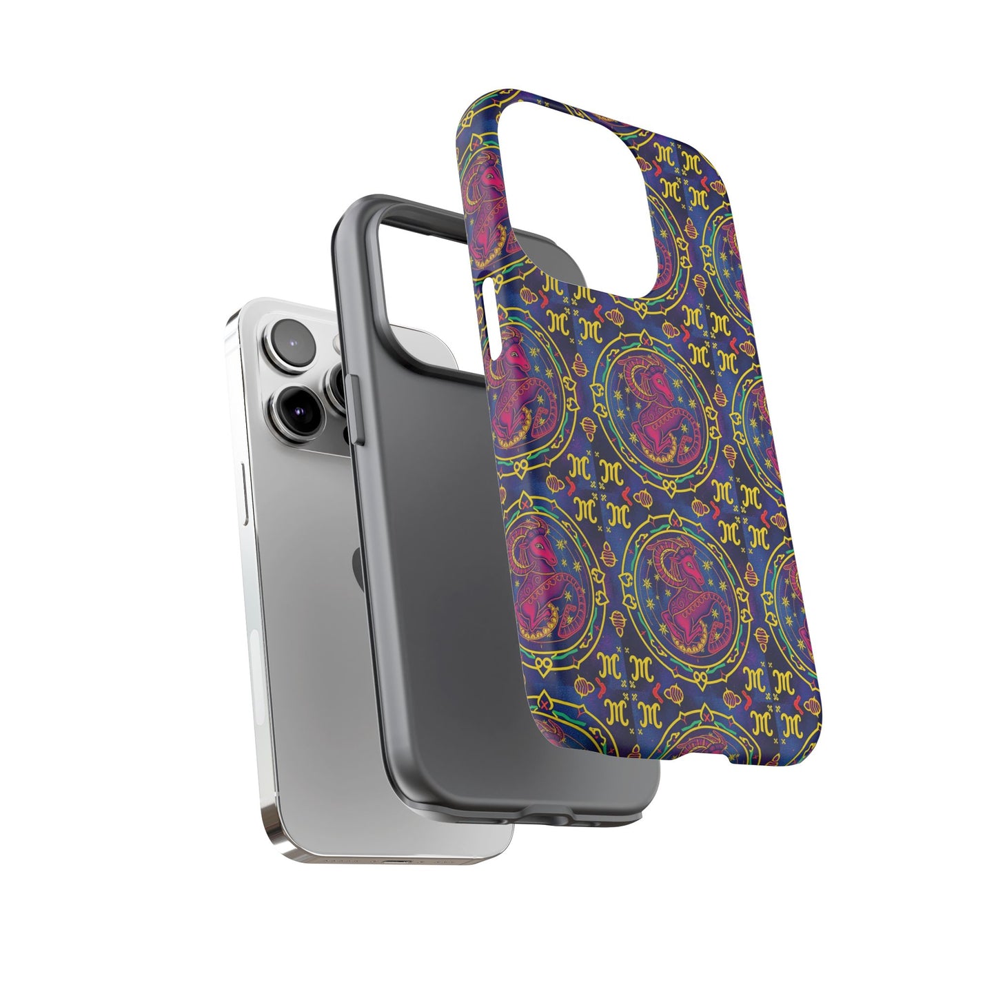 Tough Cases, Capricorn, Zodiac, Metal Pattern