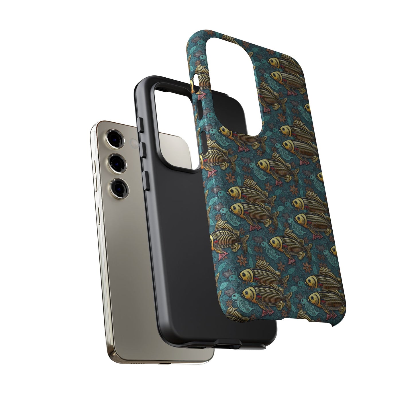 Tough Cases, Pisces, Zodiac v1, Metal Pattern