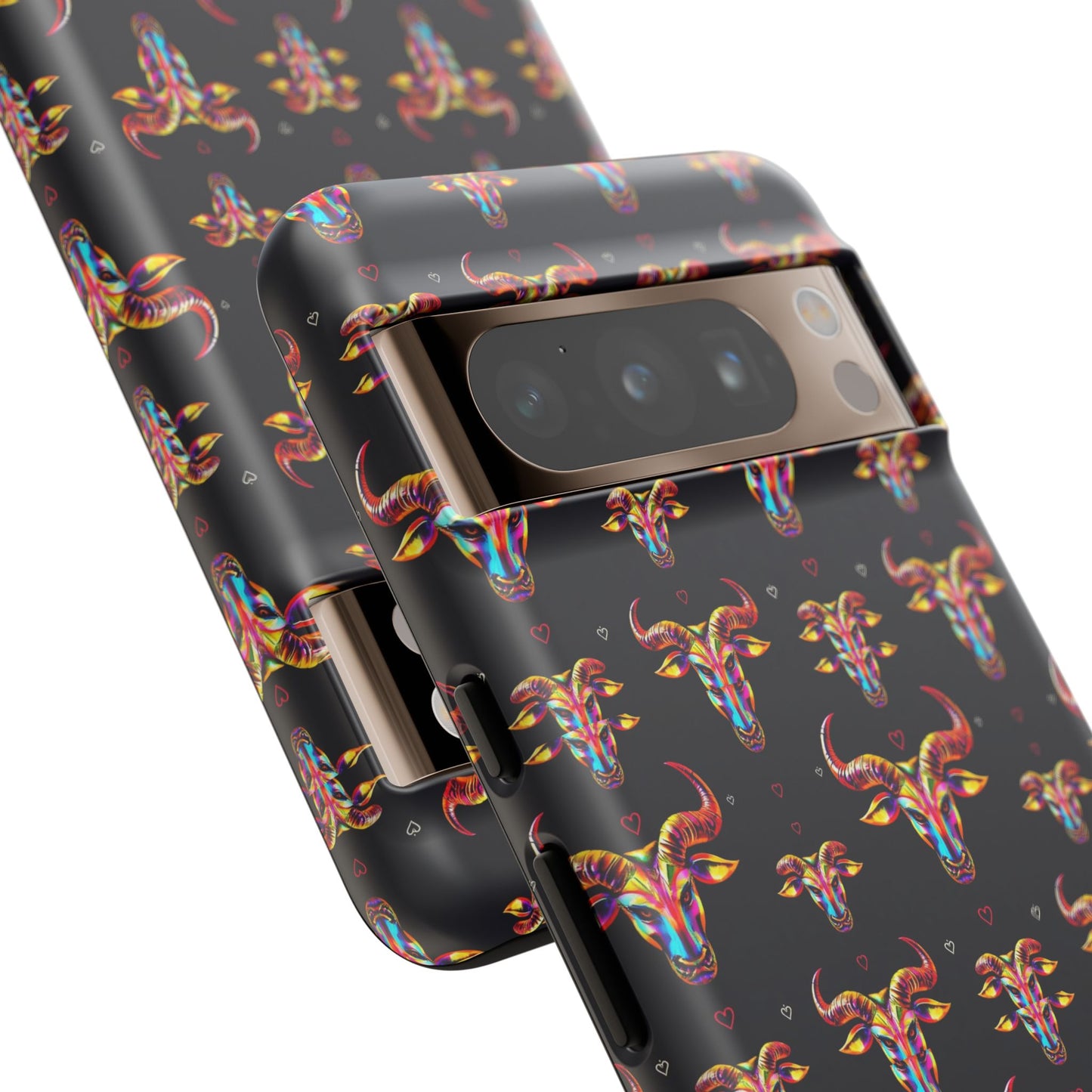 Tough Cases, Taurus, Zodiac, Metal Pattern