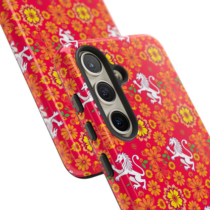 Tough Cases, Leo, Zodiac v4, Flower Pattern