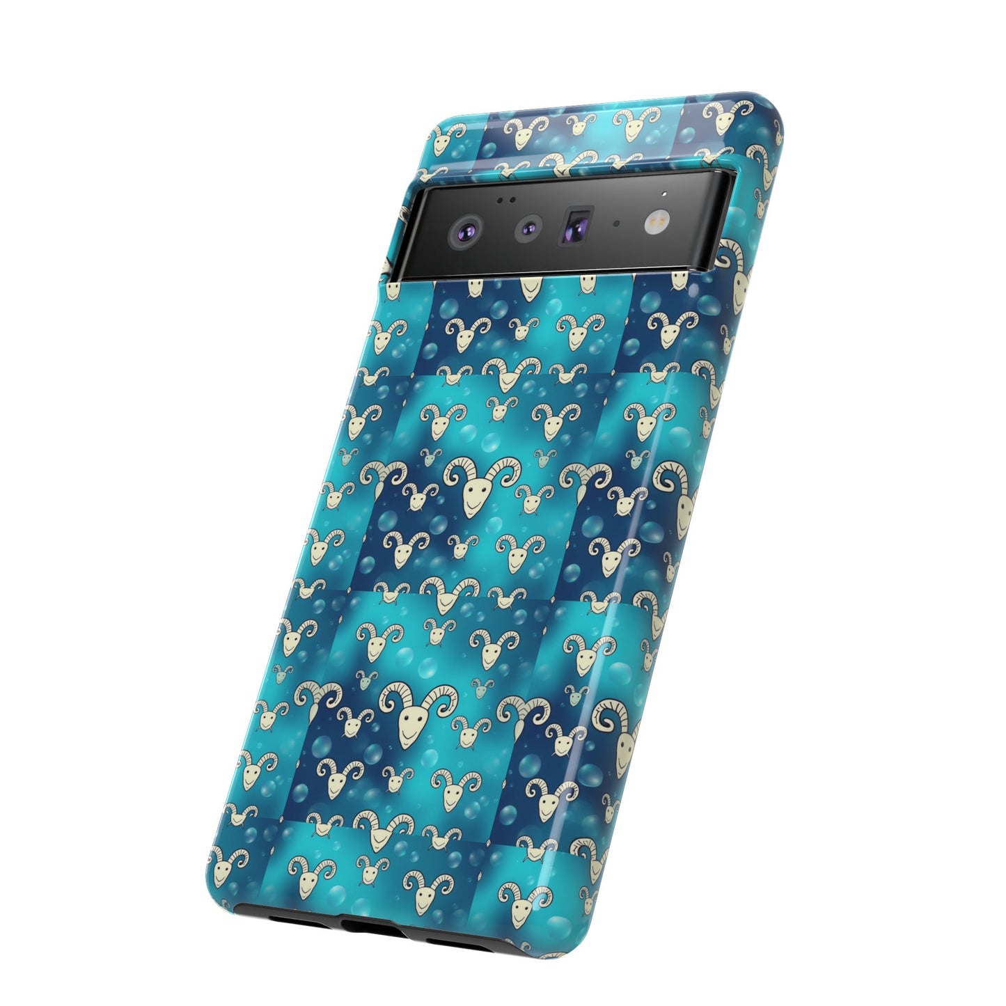 Tough Cases, Aries, Zodiac v1, Bubble Pattern