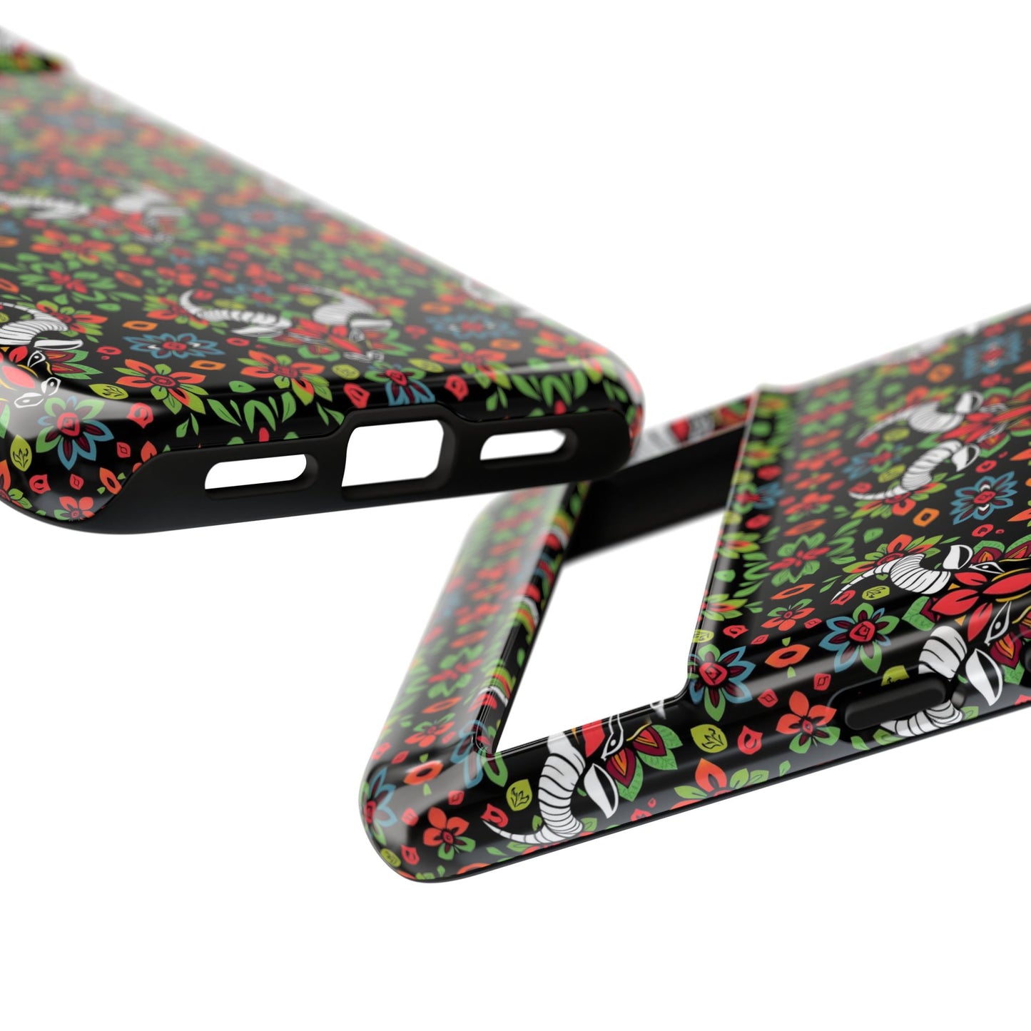 Tough Cases, Taurus, Zodiac v2, Flower Pattern
