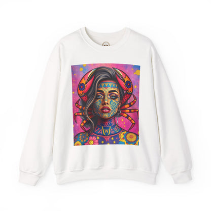 Unisex Heavy Blend™ Crewneck Sweatshirt, Cancer, Zodiac, Sexy Pattern