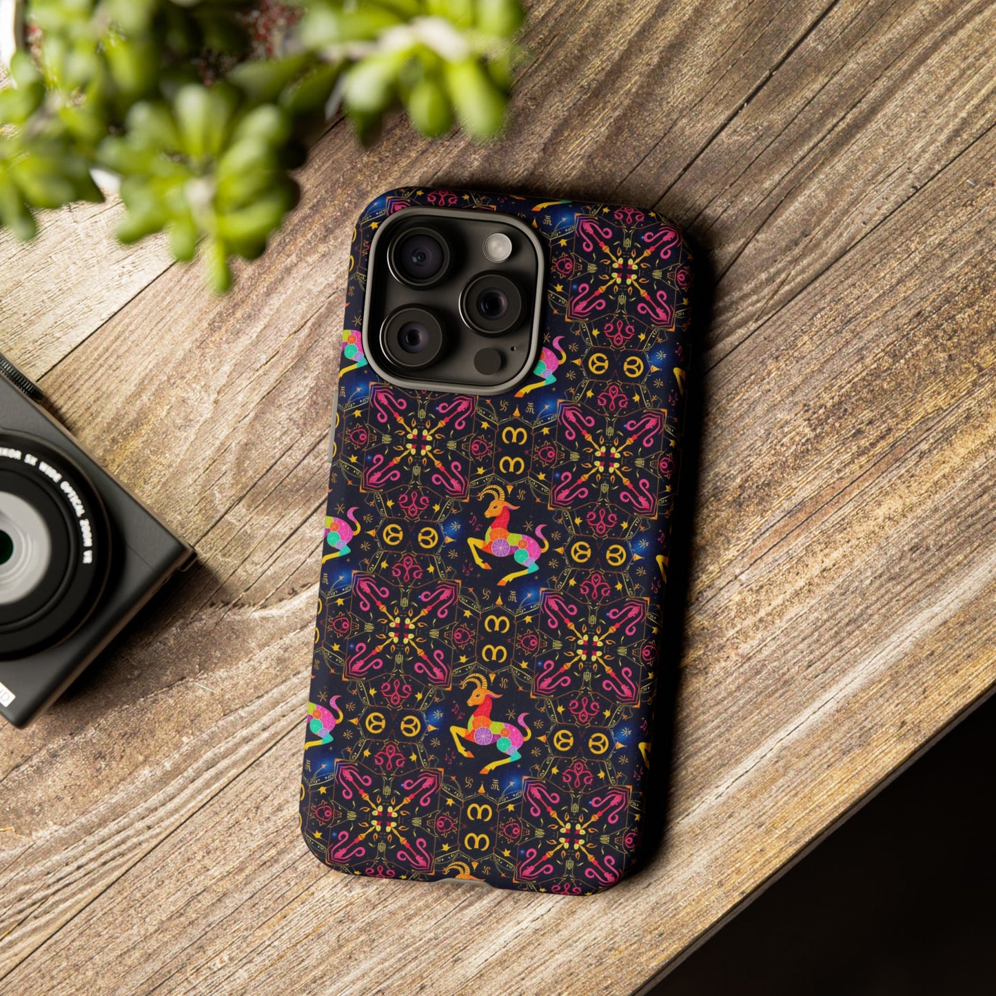 Tough Cases, Capricorn, Zodiac v2, Metal Pattern