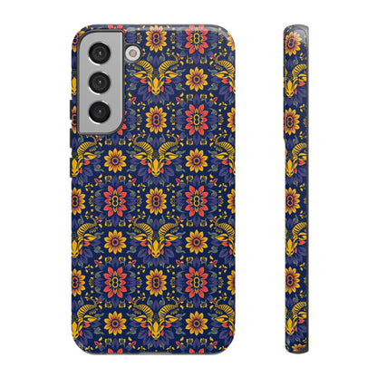 Tough Cases, Taurus, Zodiac v3, Flower Pattern