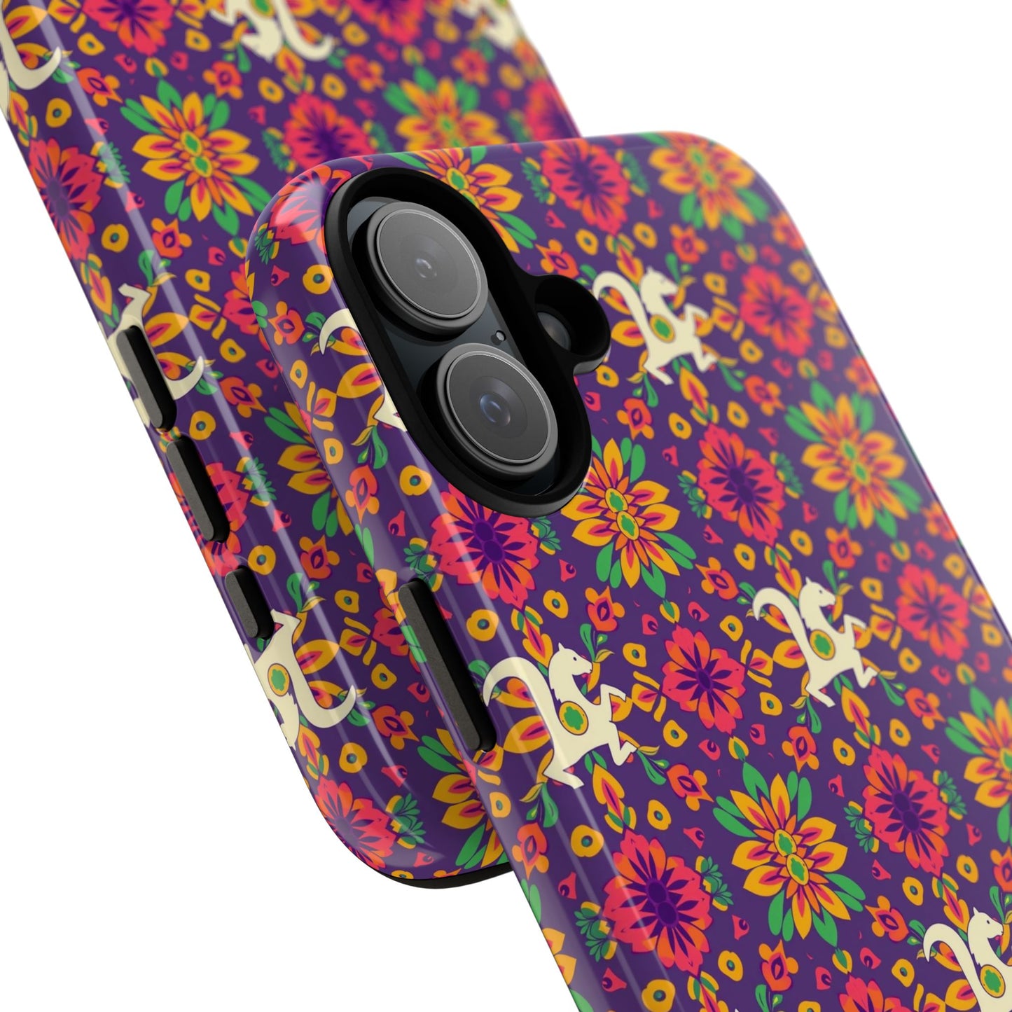 Tough Cases, Aquarius, Zodiac v1, Flower Pattern