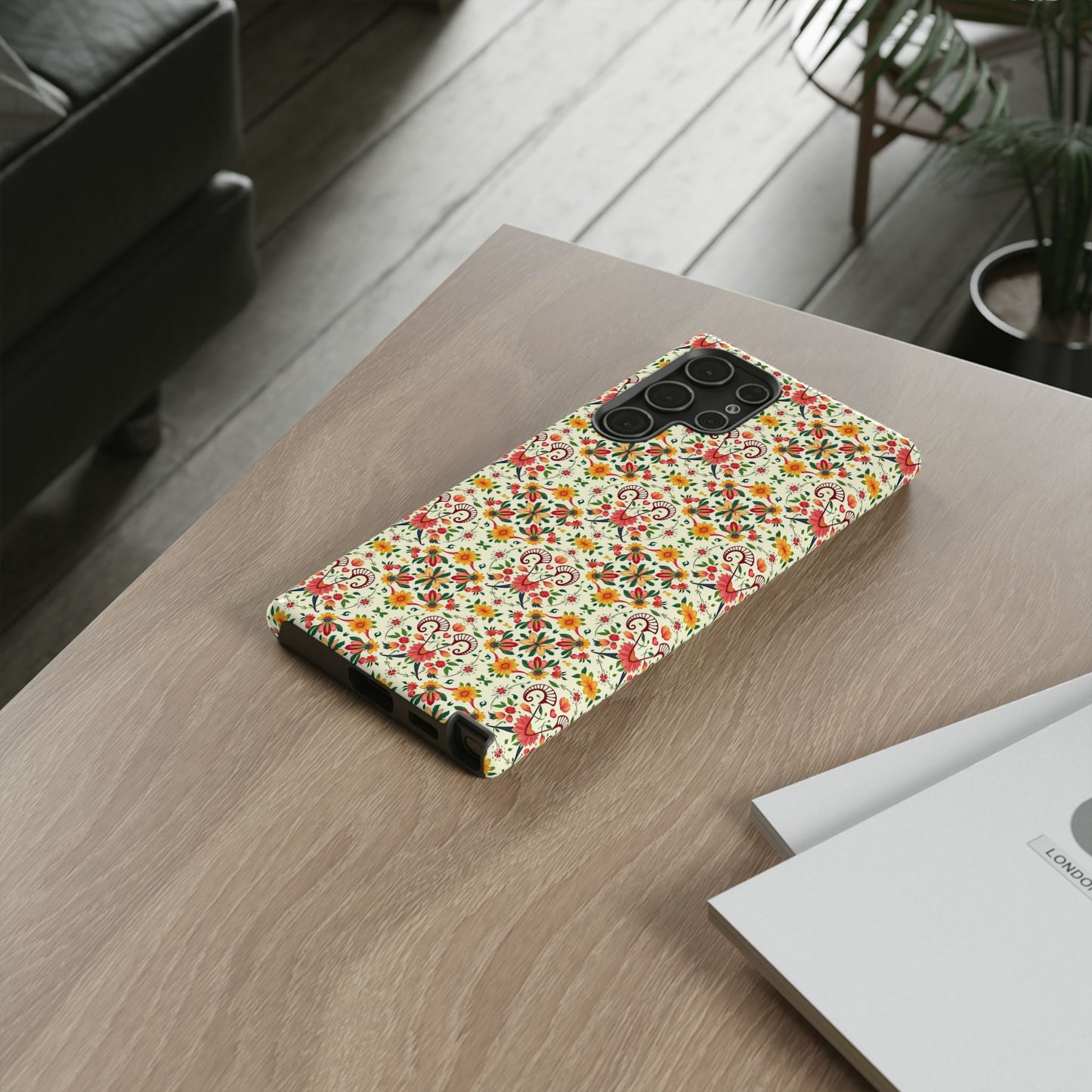 Tough Cases, Aries, Zodiac, Flower Pattern