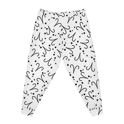 Athletic Joggers Aries Zodiac sign (AOP)