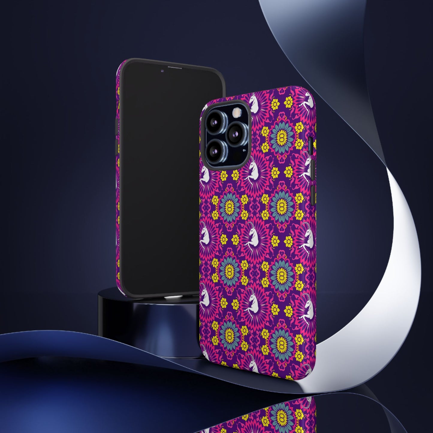 Tough Cases, Capricorn, Zodiac, Flower Pattern