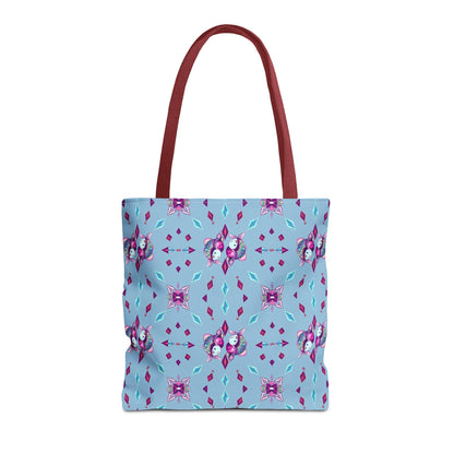 Tote Bag (AOP), Pisces, Zodiac v1, Jewel Pattern