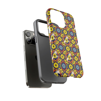 Tough Cases, Aquarius, Zodiac v3, Flower Pattern