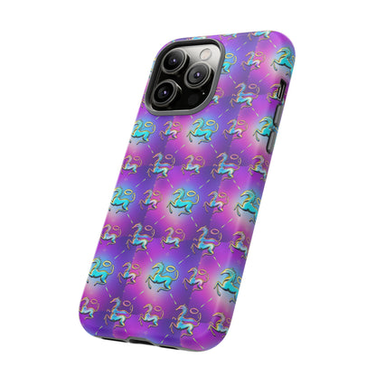 Tough Cases, Aquarius, Zodiac, Metal Pattern