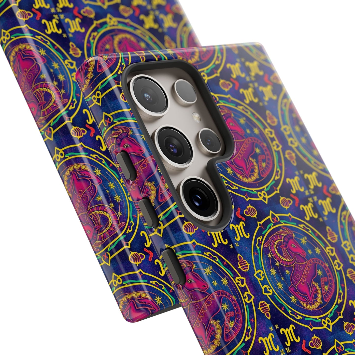 Tough Cases, Capricorn, Zodiac, Metal Pattern