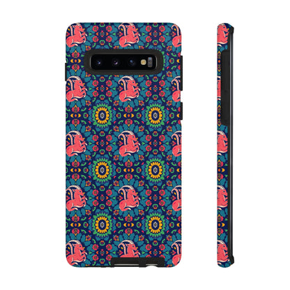 Tough Cases, Capricorn, Zodiac v1, Flower Pattern