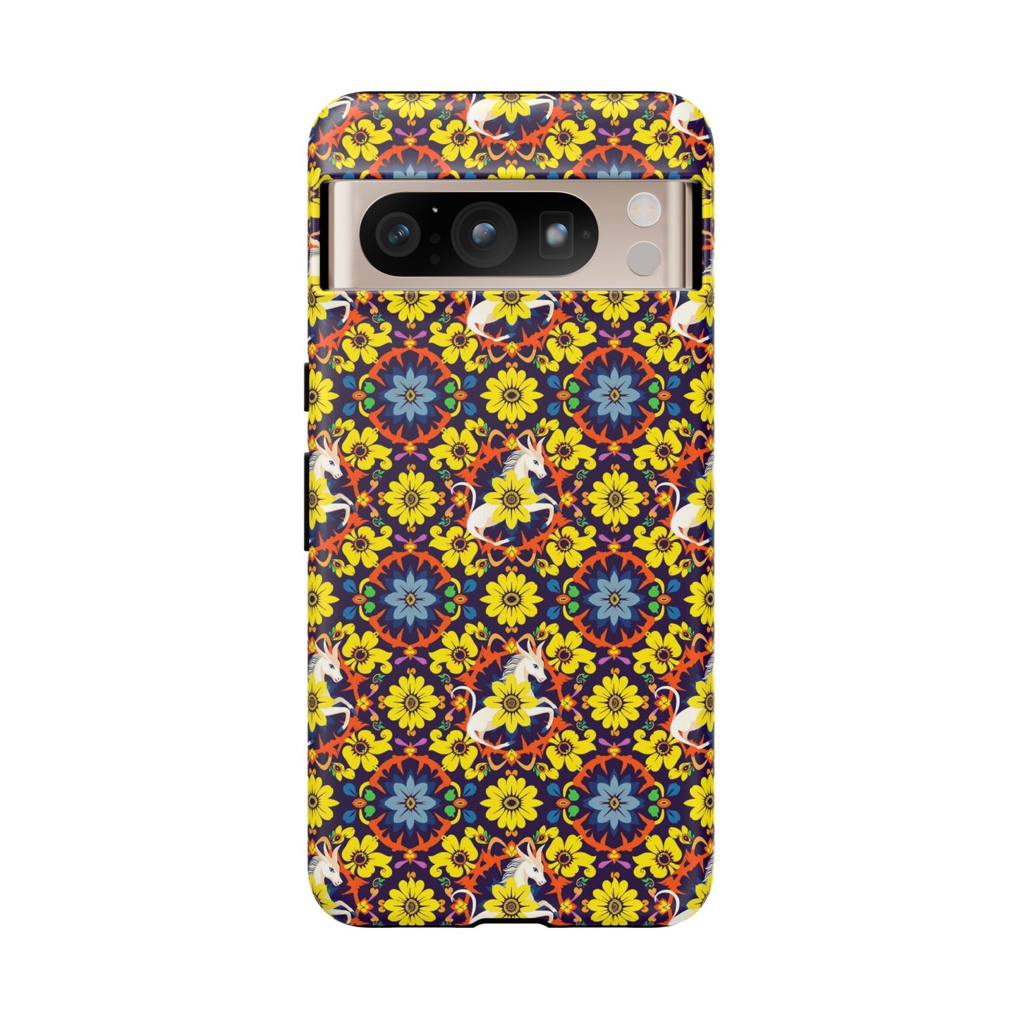 Tough Cases, Aquarius, Zodiac v3, Flower Pattern