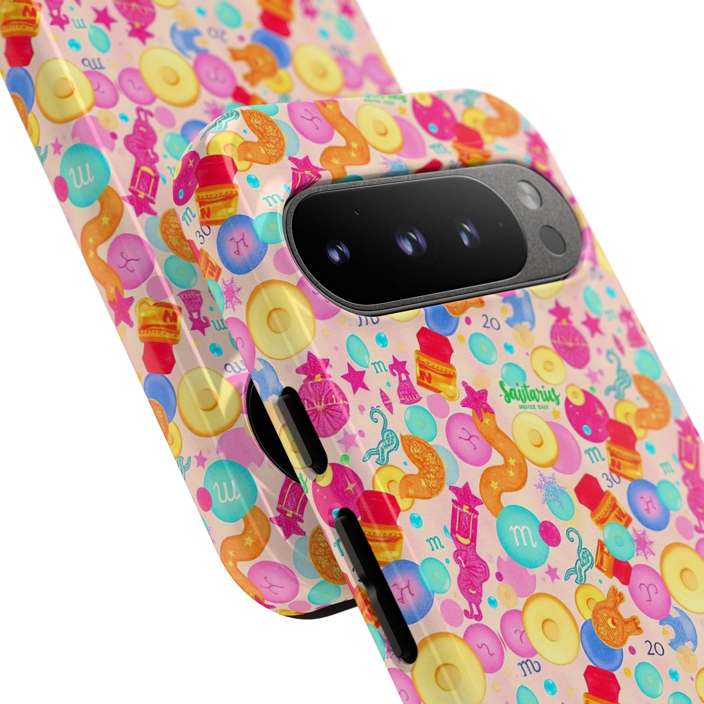 Tough Cases, Sagittarius, Zodiac v2, Bubble Pattern