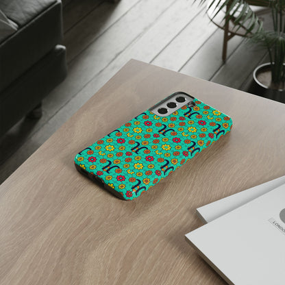 Tough Cases, Aquarius, Zodiac v2, Flower Pattern