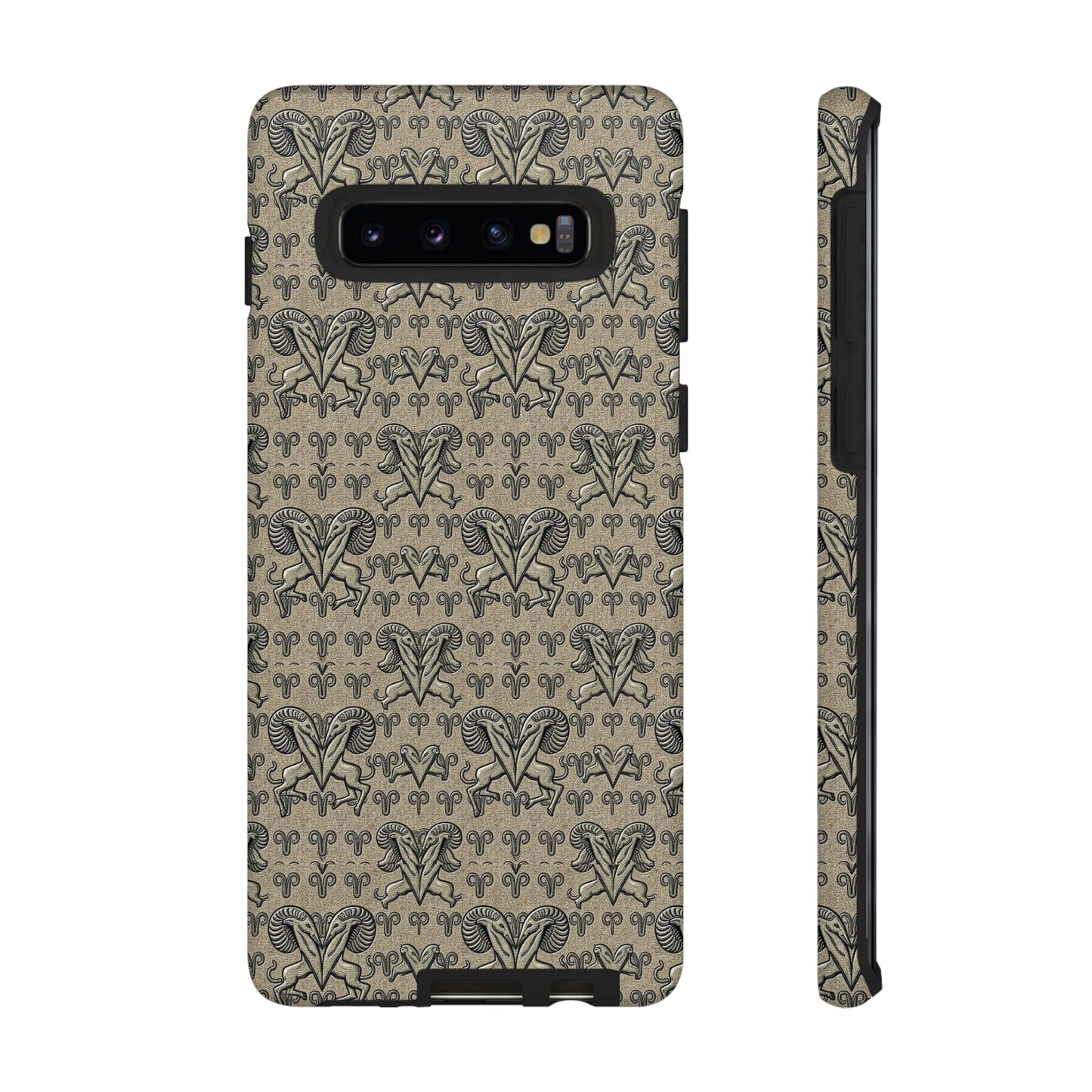 Tough Cases, Aries, Zodiac, Metal Pattern