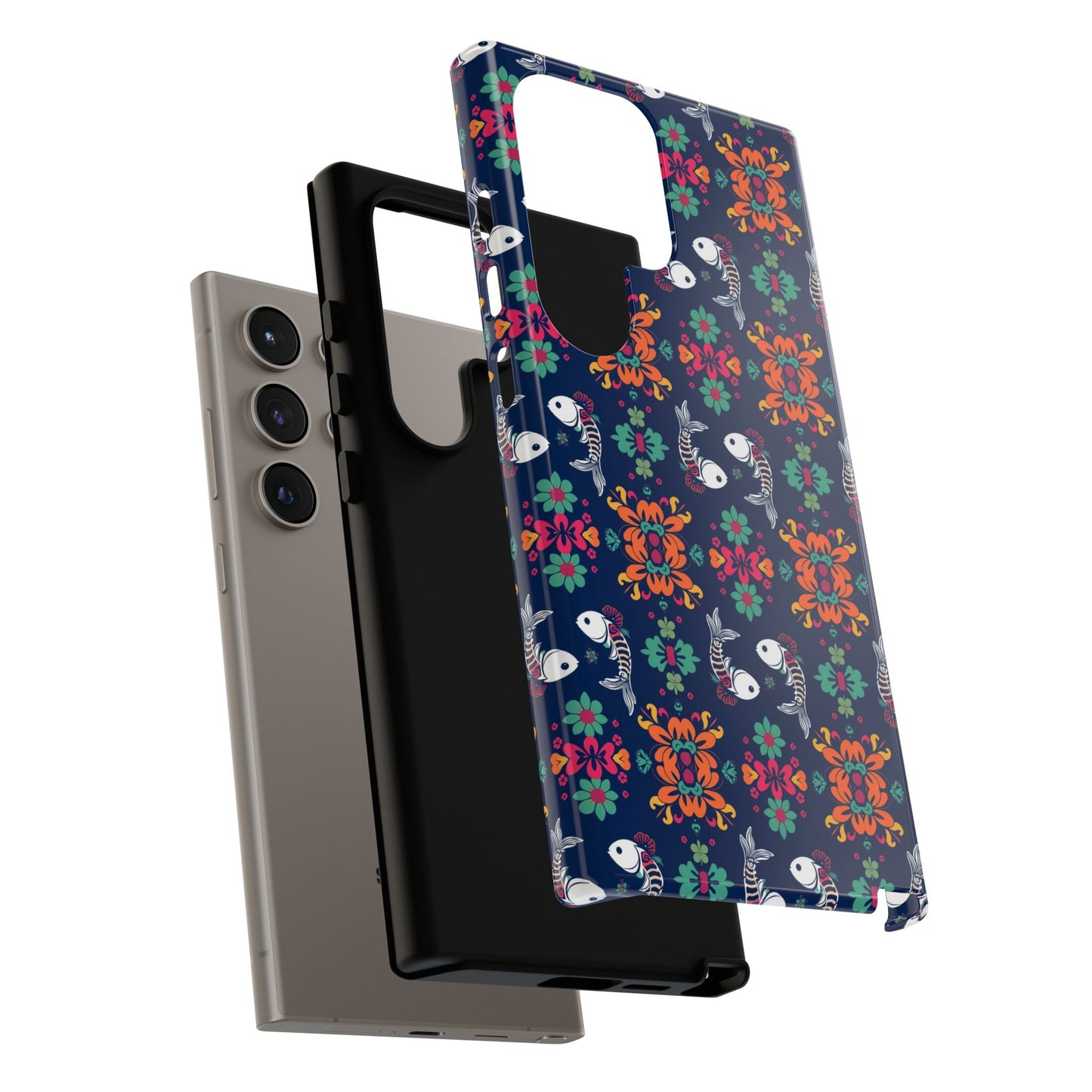 Tough Cases, Pisces, Zodiac, Flower Pattern