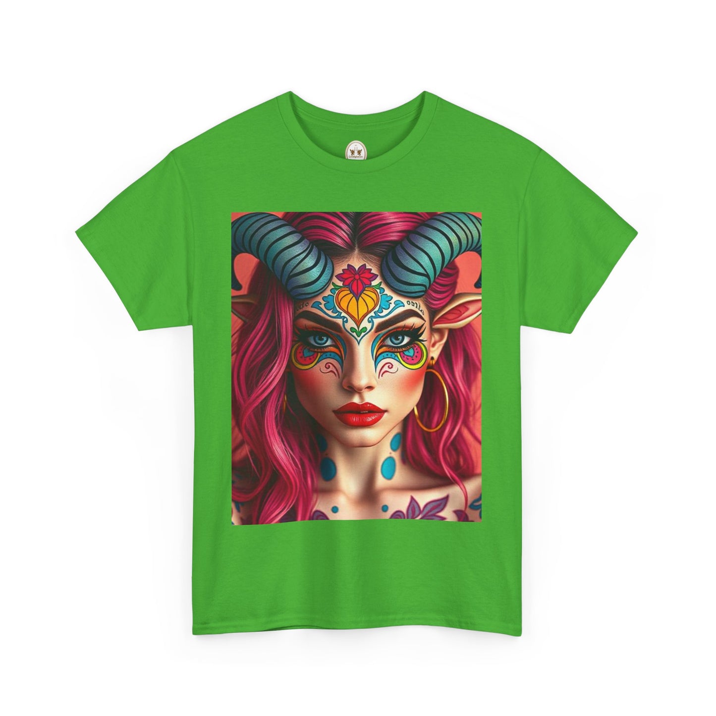 Unisex Heavy Cotton T-Shirt, Taurus, Zodiac, Sexy Art