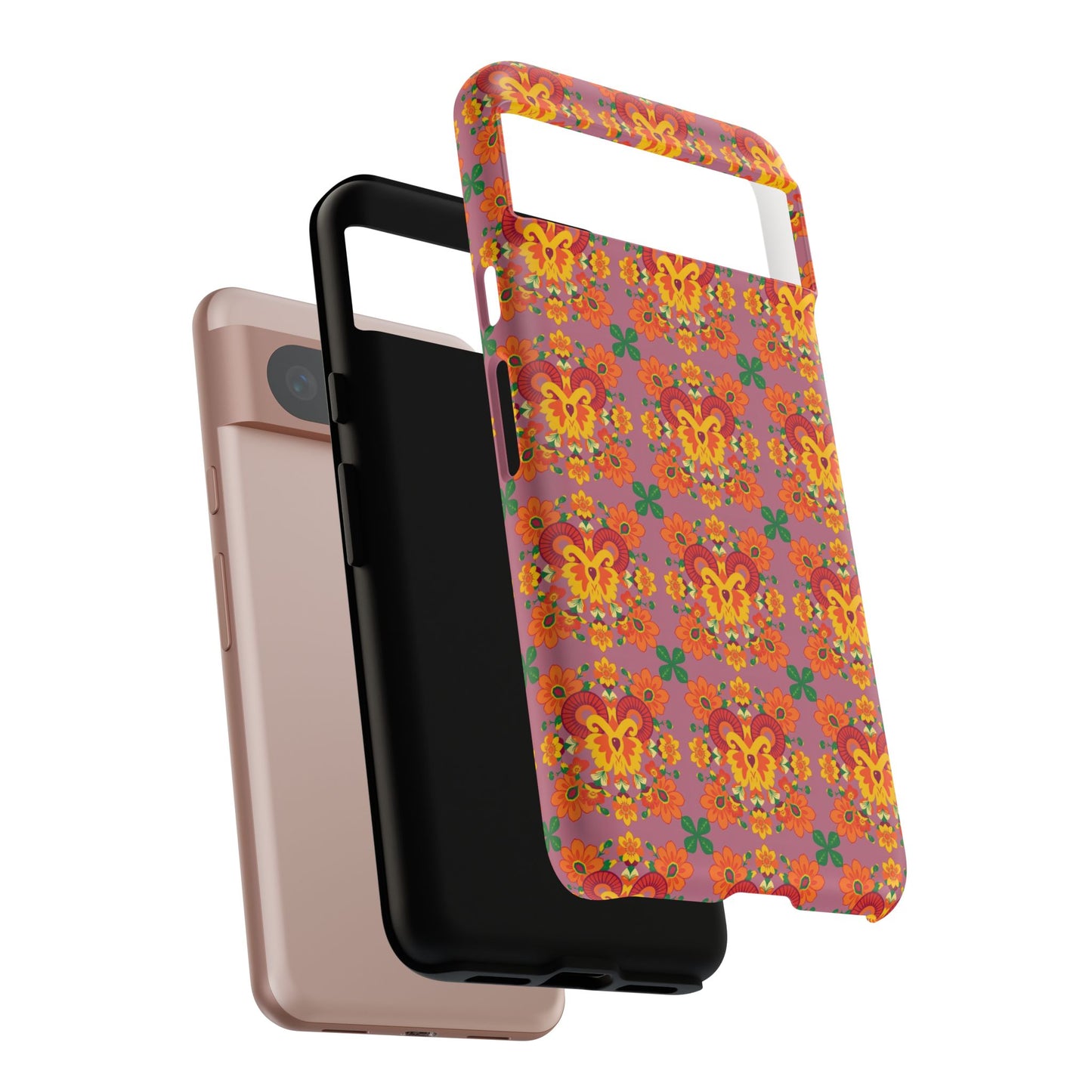 Tough Cases, Aries, Zodiac v1, Flower Pattern