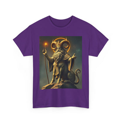 Unisex Heavy Cotton T-Shirt, Taurus God, Zodiac Design
