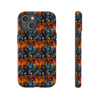 Tough Cases, Scorpio, Zodiac v2, Bubble Pattern