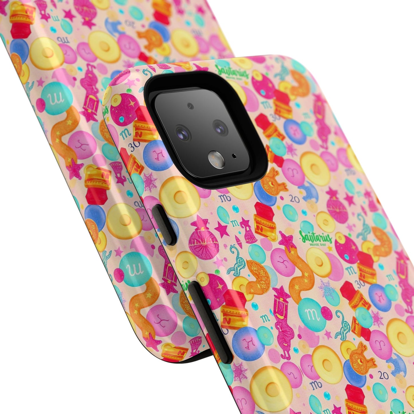 Tough Cases, Sagittarius, Zodiac v2, Bubble Pattern