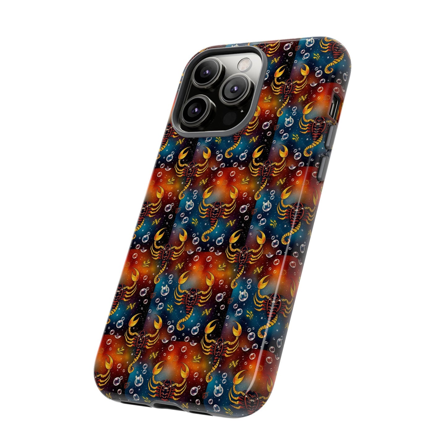 Tough Cases, Scorpio, Zodiac v2, Bubble Pattern