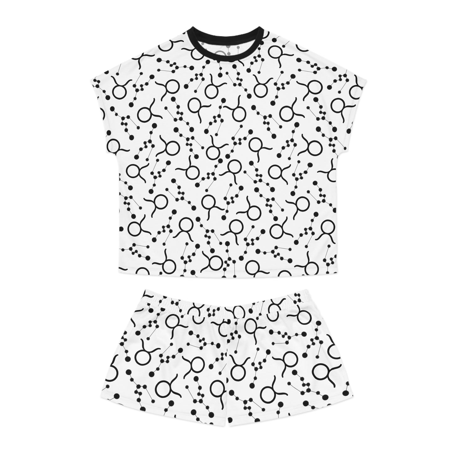 Women's Short Pajama Set Taurus Zodiac Sign (AOP)