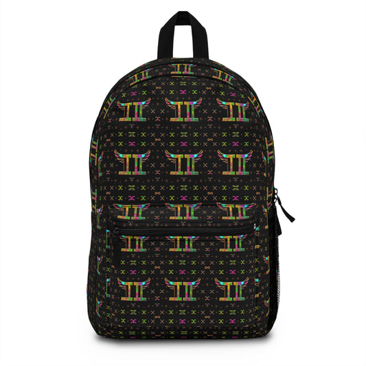 Backpack, Gemini, Zodiac v1, Metal Pattern
